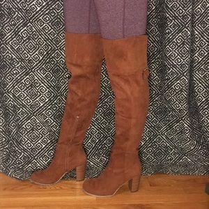 Brown Over the Knee Boots